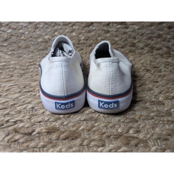 Keds Champion Double Decker Women's 6.5 White Canvas Shoes Sneakers Slip On - Picture 7 of 11